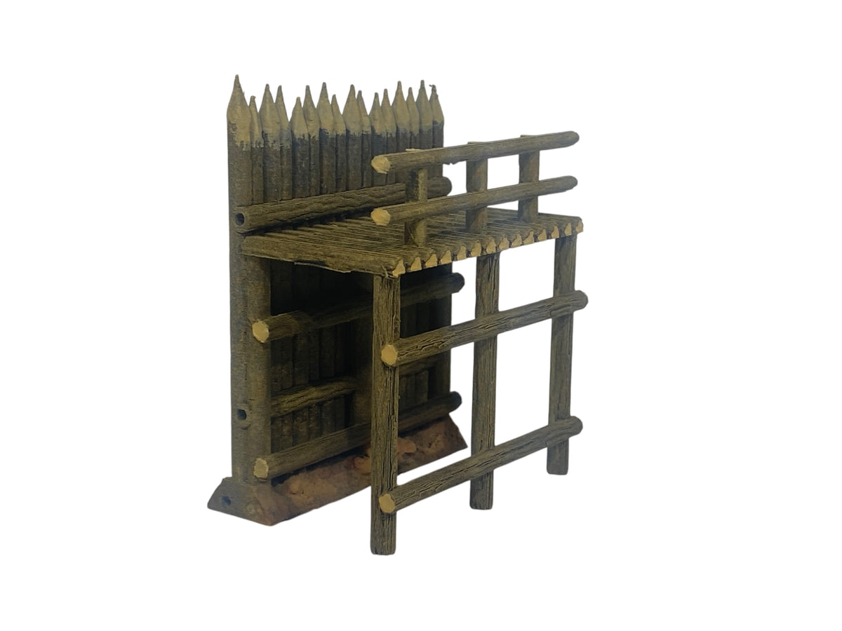 Wooden Palisade (walk) - US Frontier Fort - 23-USAED02