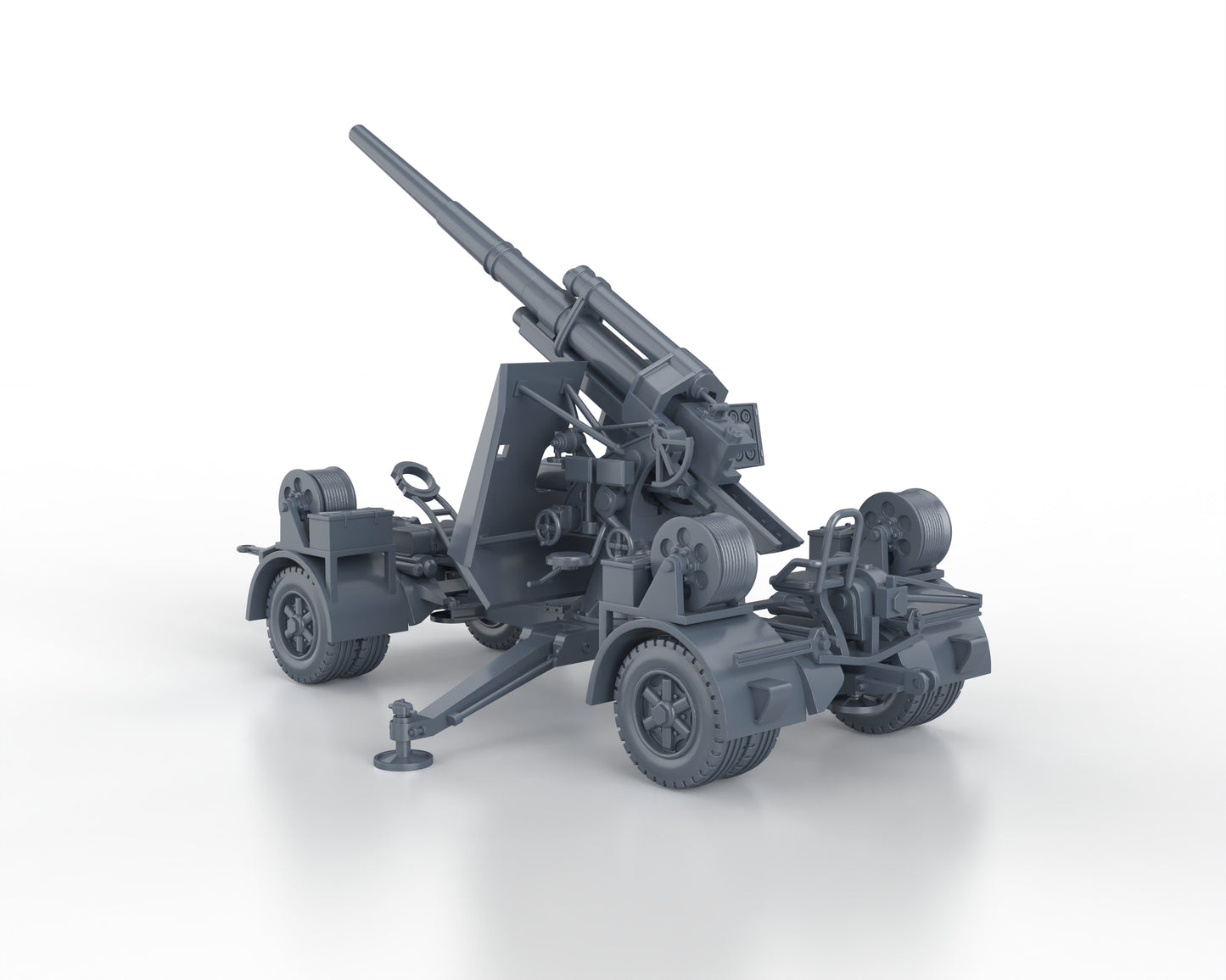 8.8cm Flak 18 (on wheels - shield)