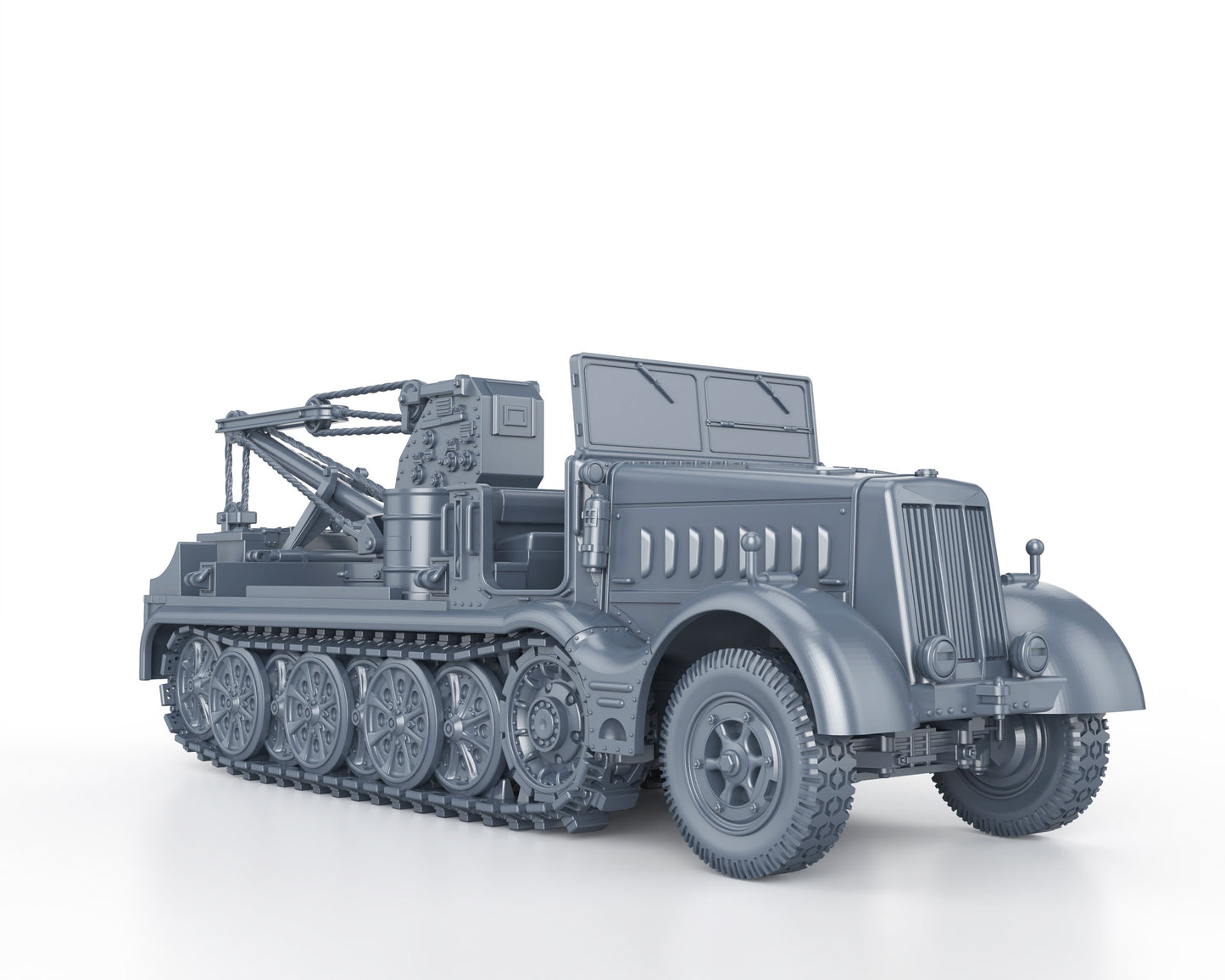 SdKfz 9/1 FAMO - Drehkran 6t auf Zugkraftwagen 18t