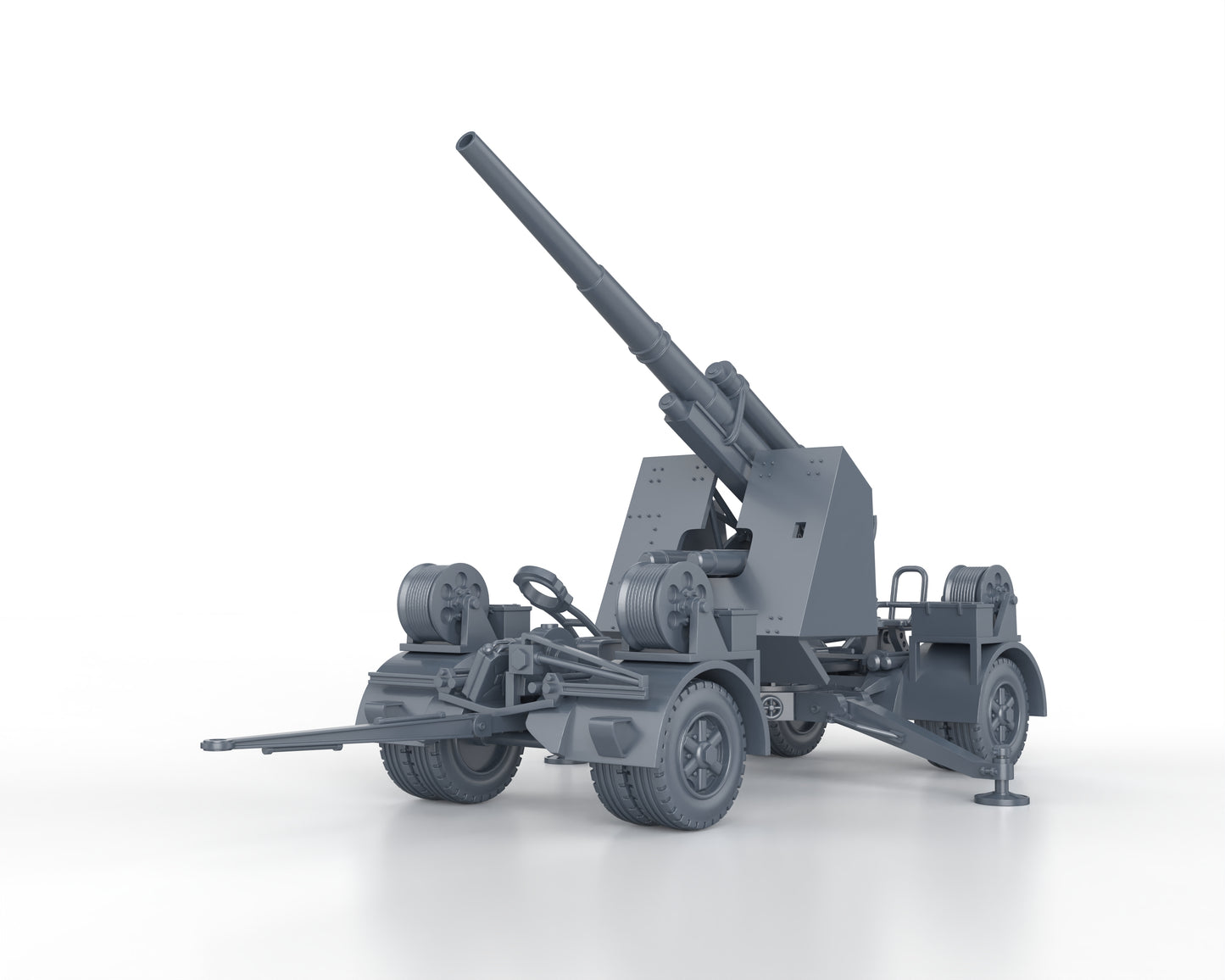 8.8cm Flak 18 (on wheels - shield)