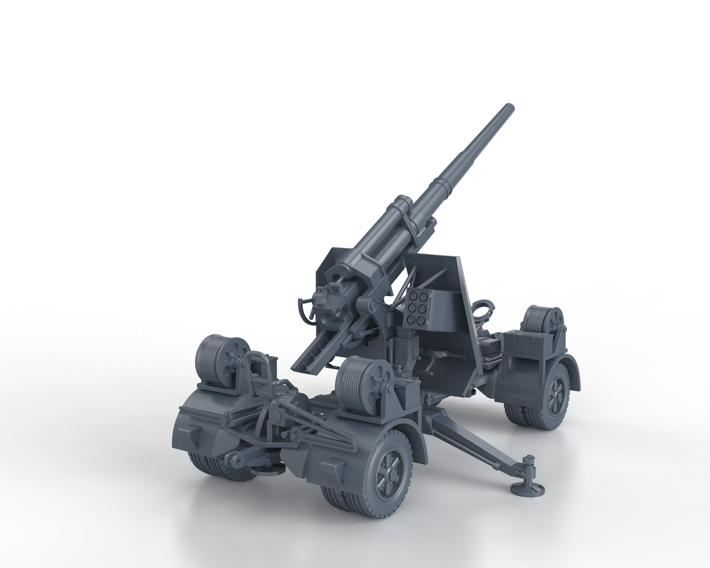 8.8cm Flak 18 (on wheels - shield)