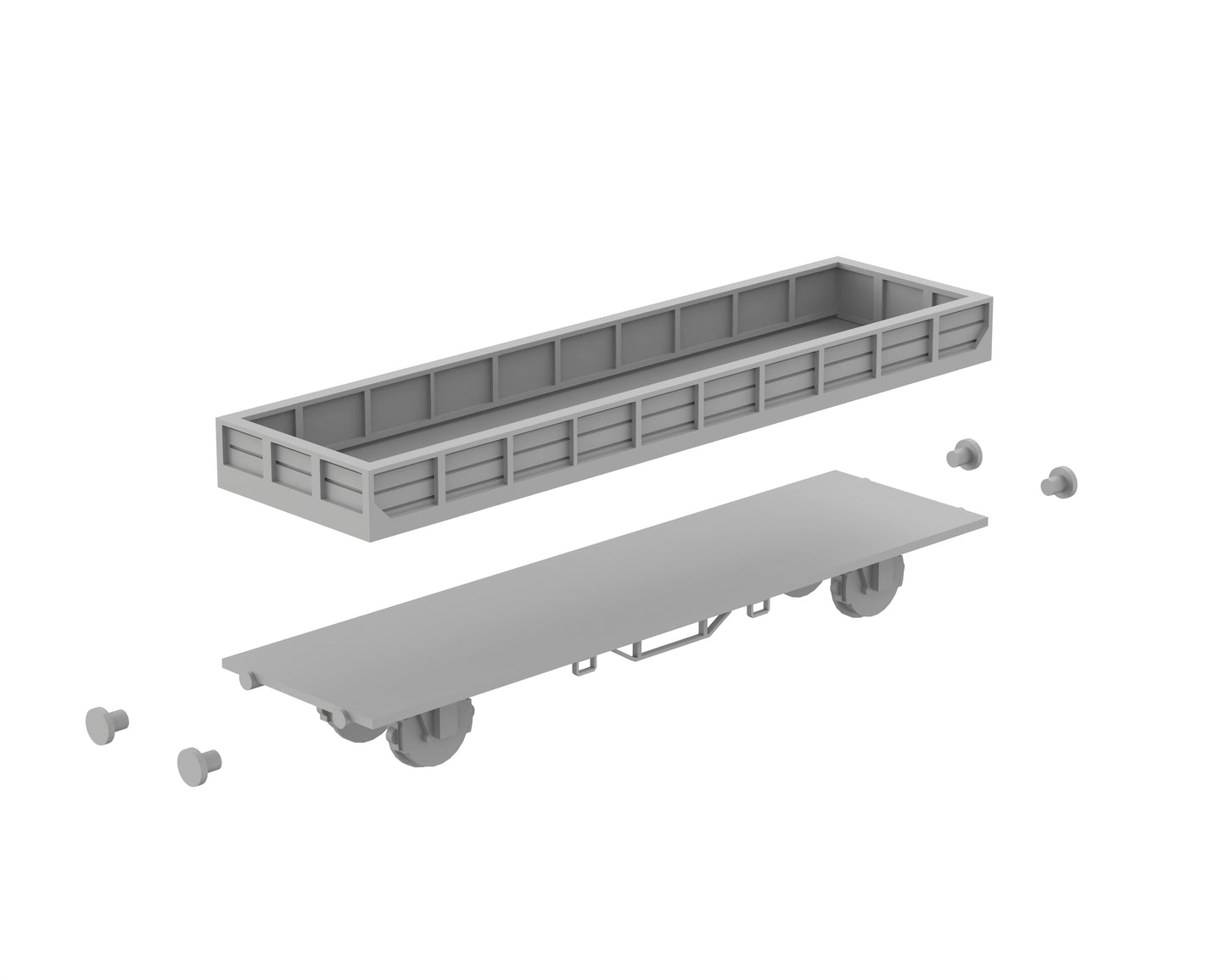 Wagon plat - 59-WWIIED03