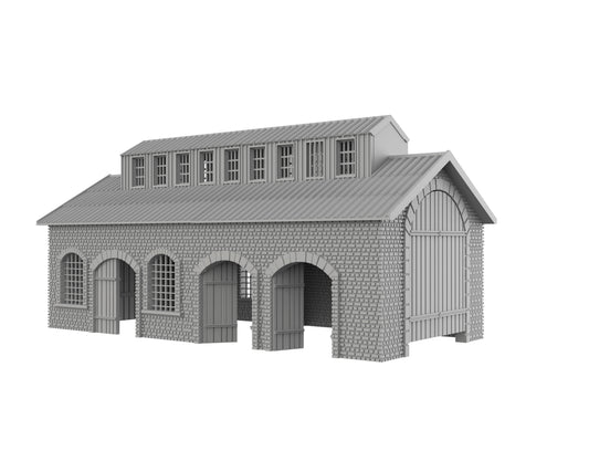 Hangar à locomotive - 62-WWIIED03