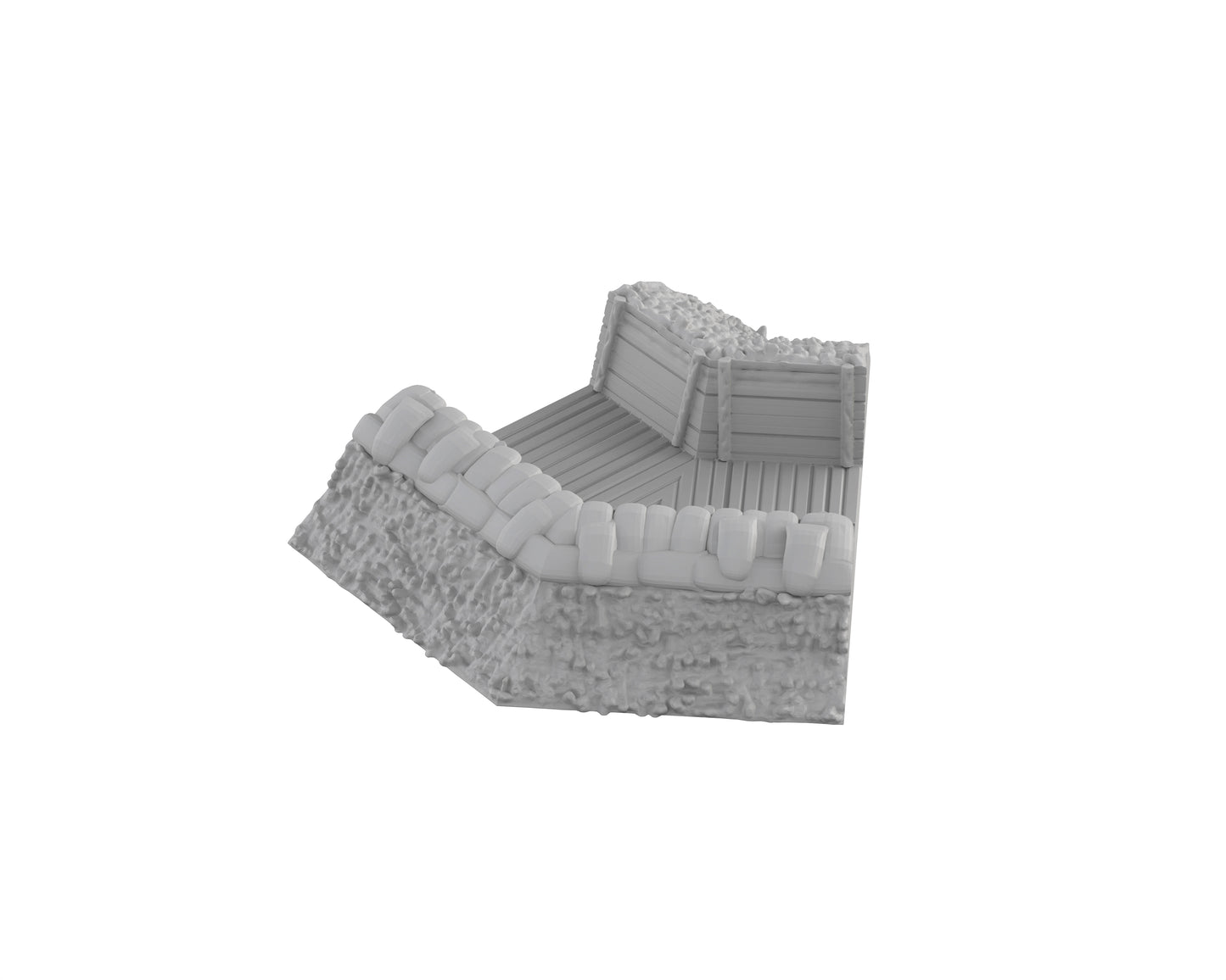 Tranchée Modulaire - Angle 22,5° A - 66-WWIIED03