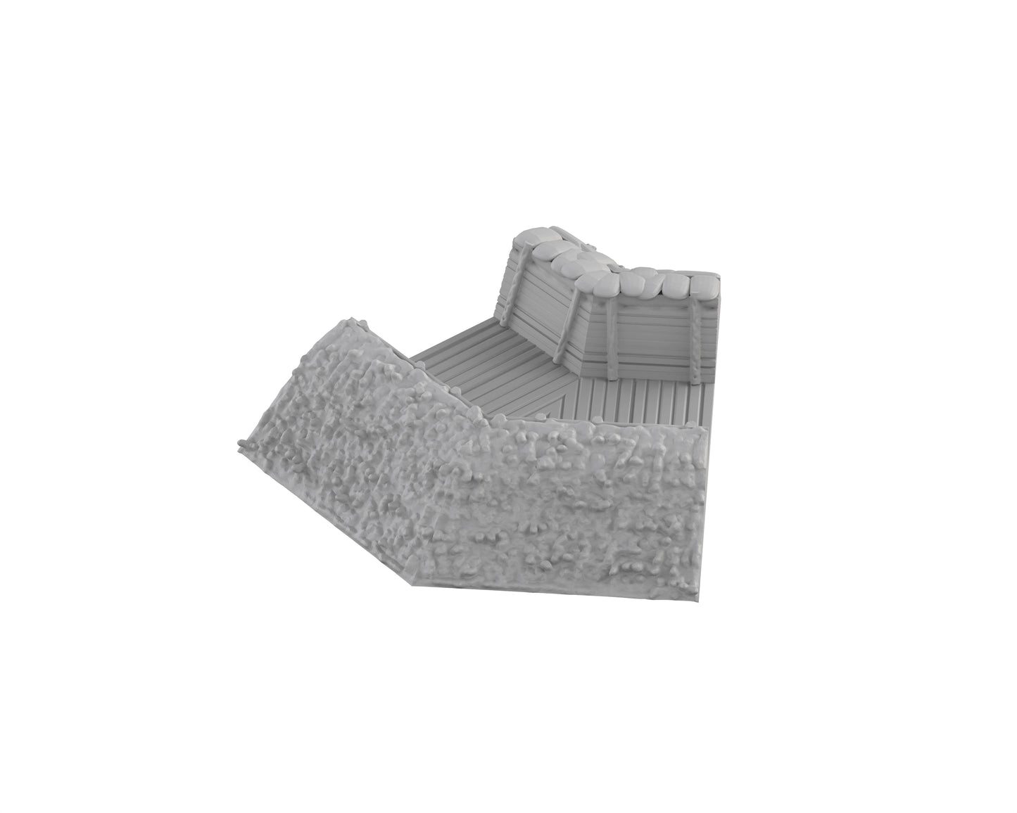 Tranchée Modulaire - Angle 22,5° B - 67-WWIIED03