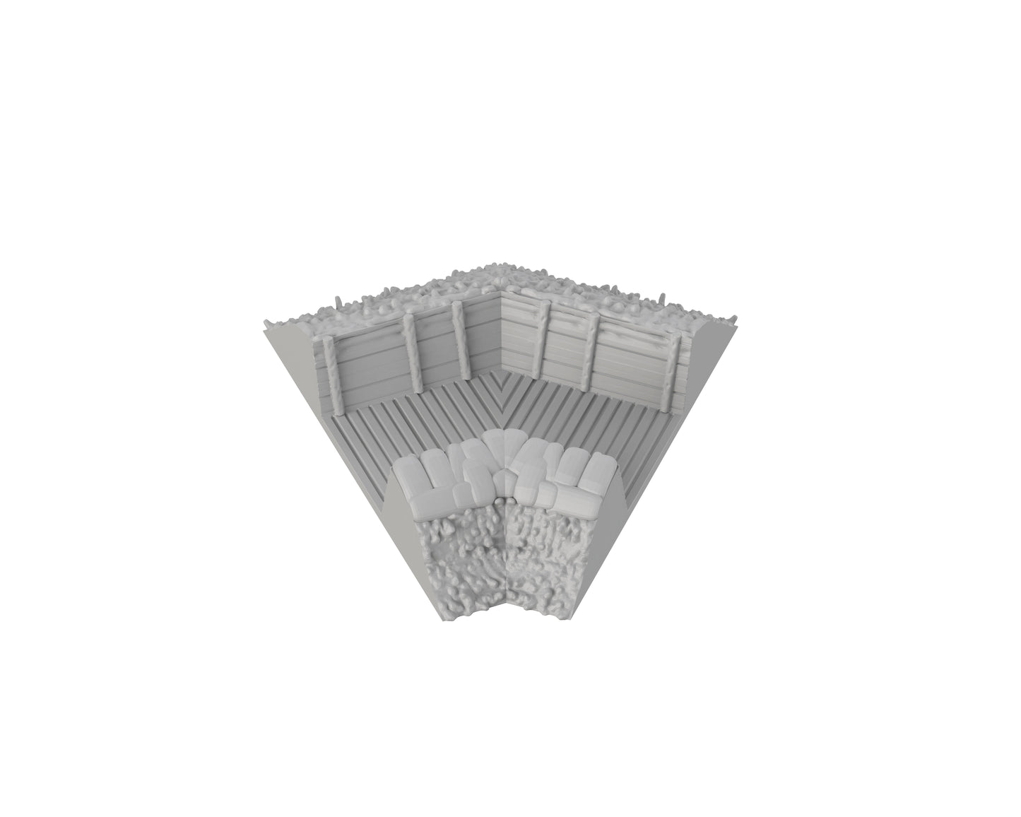 Tranchée Modulaire - Angle 22,5° B - 67-WWIIED03