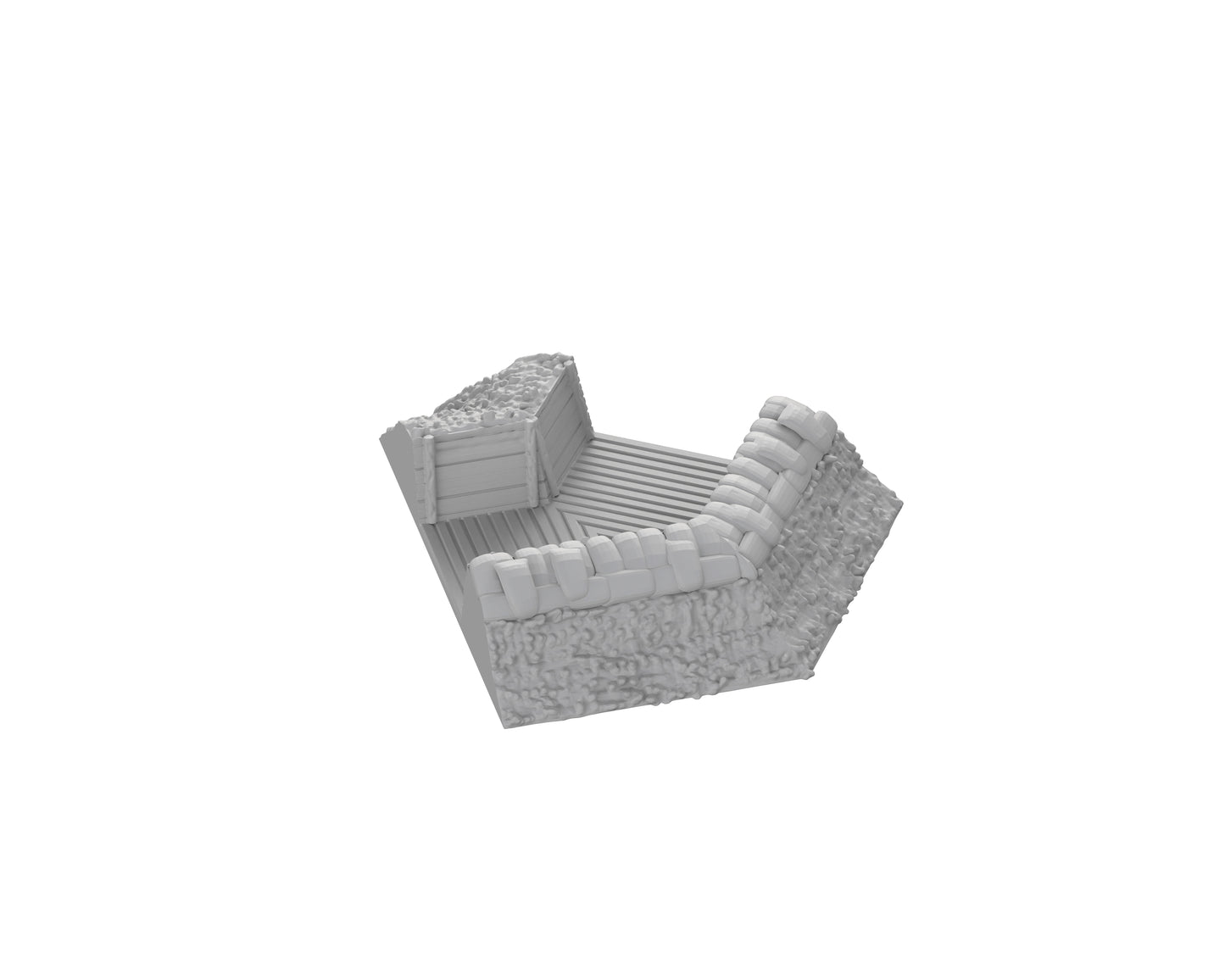 Tranchée Modulaire - Angle 27,5° A - 68-WWIIED03