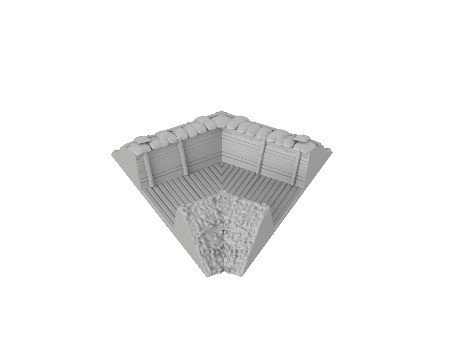 Tranchée Modulaire - Angle 27,5° A - 68-WWIIED03