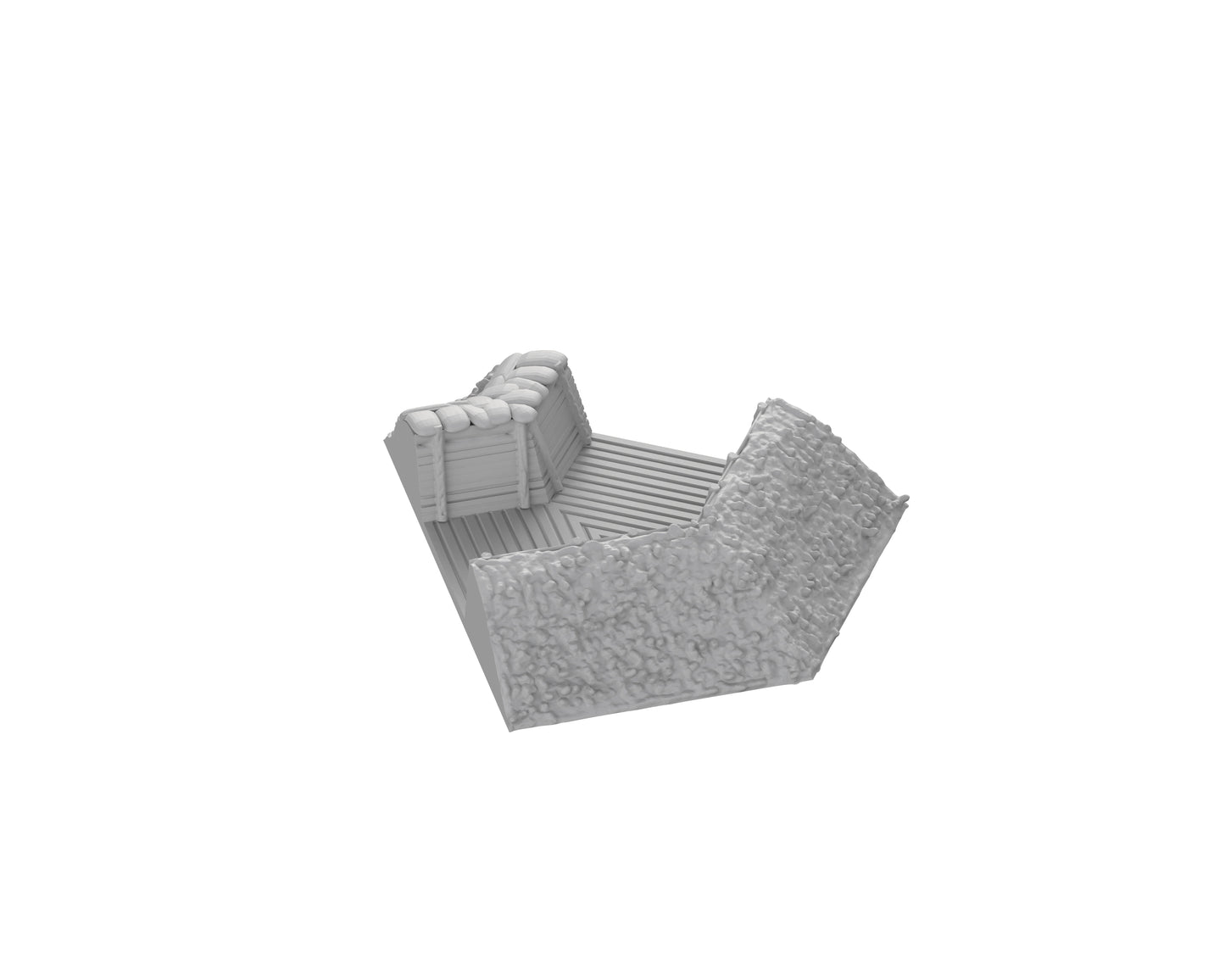 Tranchée Modulaire - Angle 27,5° B - 69-WWIIED03