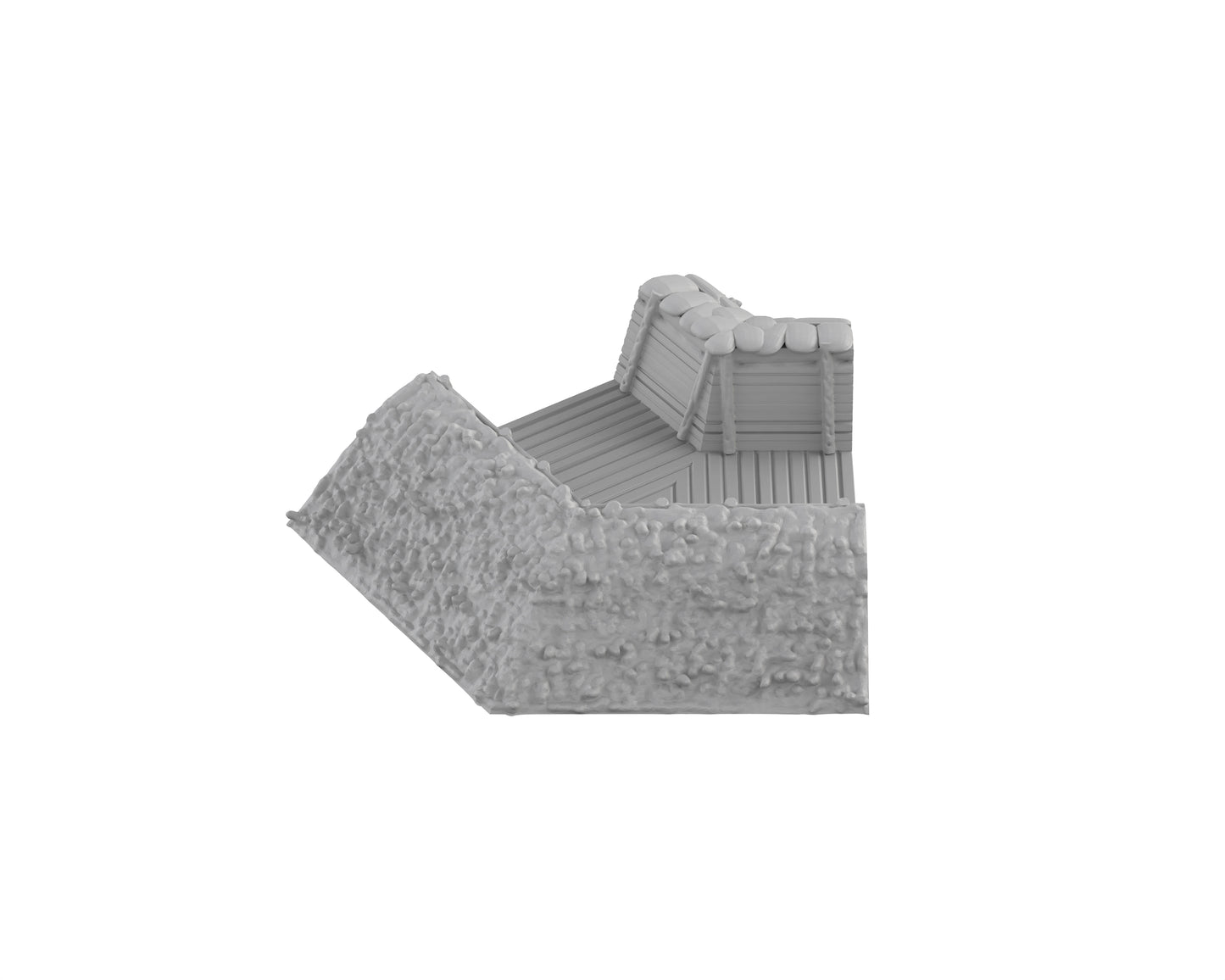 Tranchée Modulaire - Angle 27,5° B - 69-WWIIED03