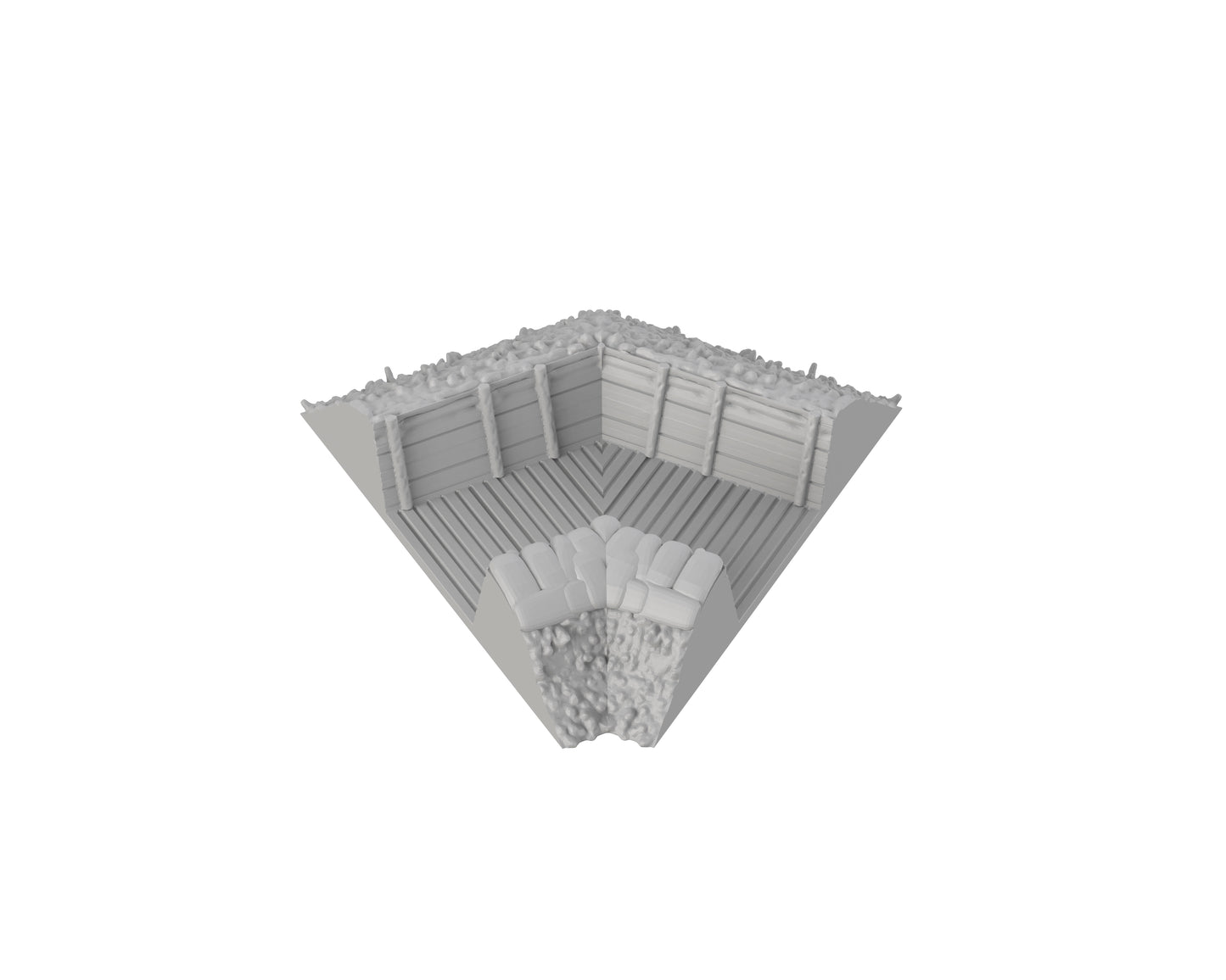 Tranchée Modulaire - Angle 27,5° B - 69-WWIIED03