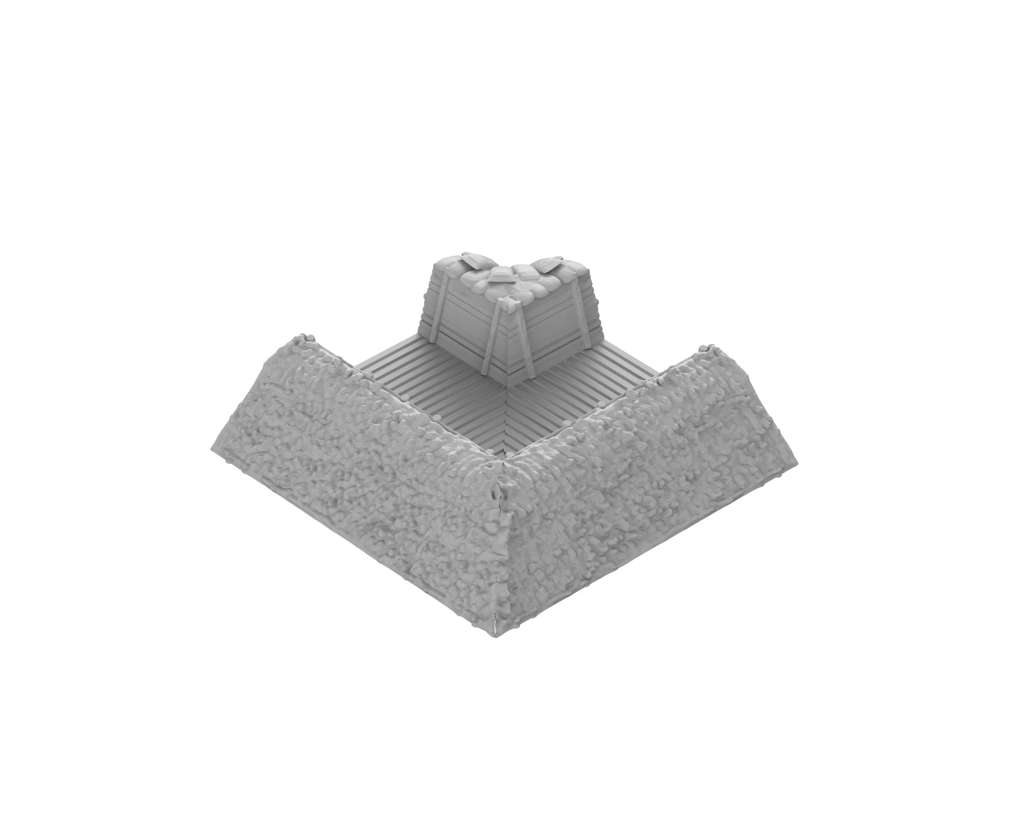 Tranchée Modulaire - Angle 90° A - 70-WWIIED03