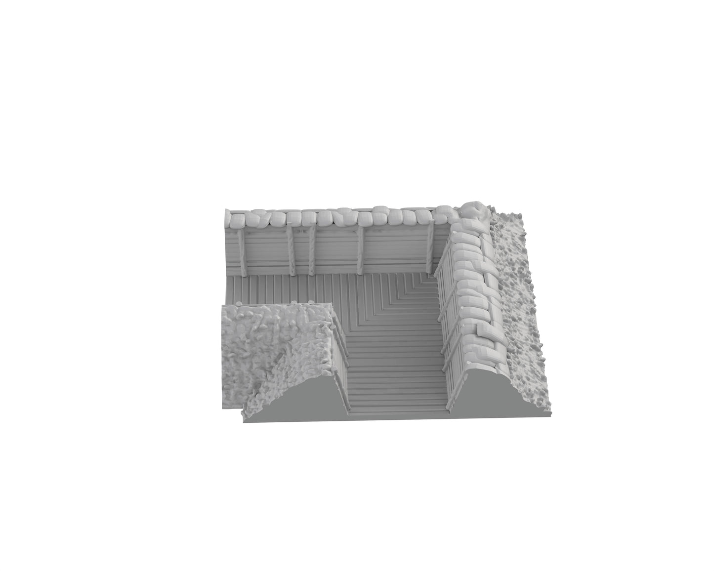 Tranchée Modulaire - Angle 90° B - 71-WWIIED03