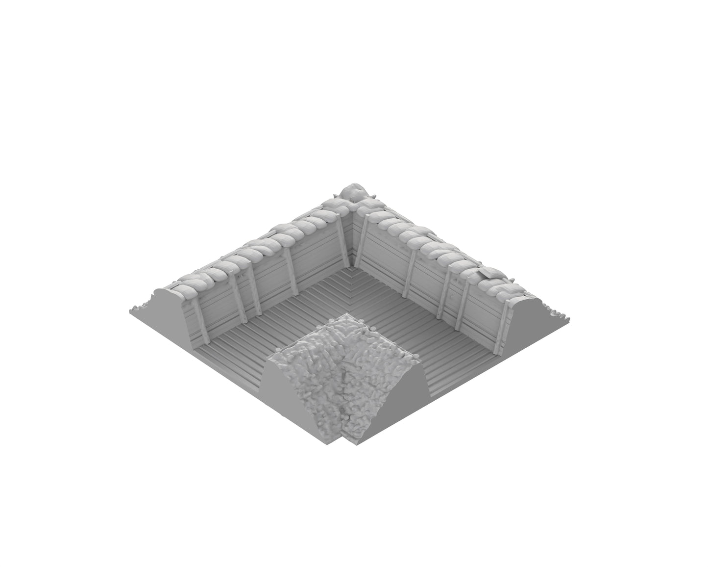 Tranchée Modulaire - Angle 90° B - 71-WWIIED03
