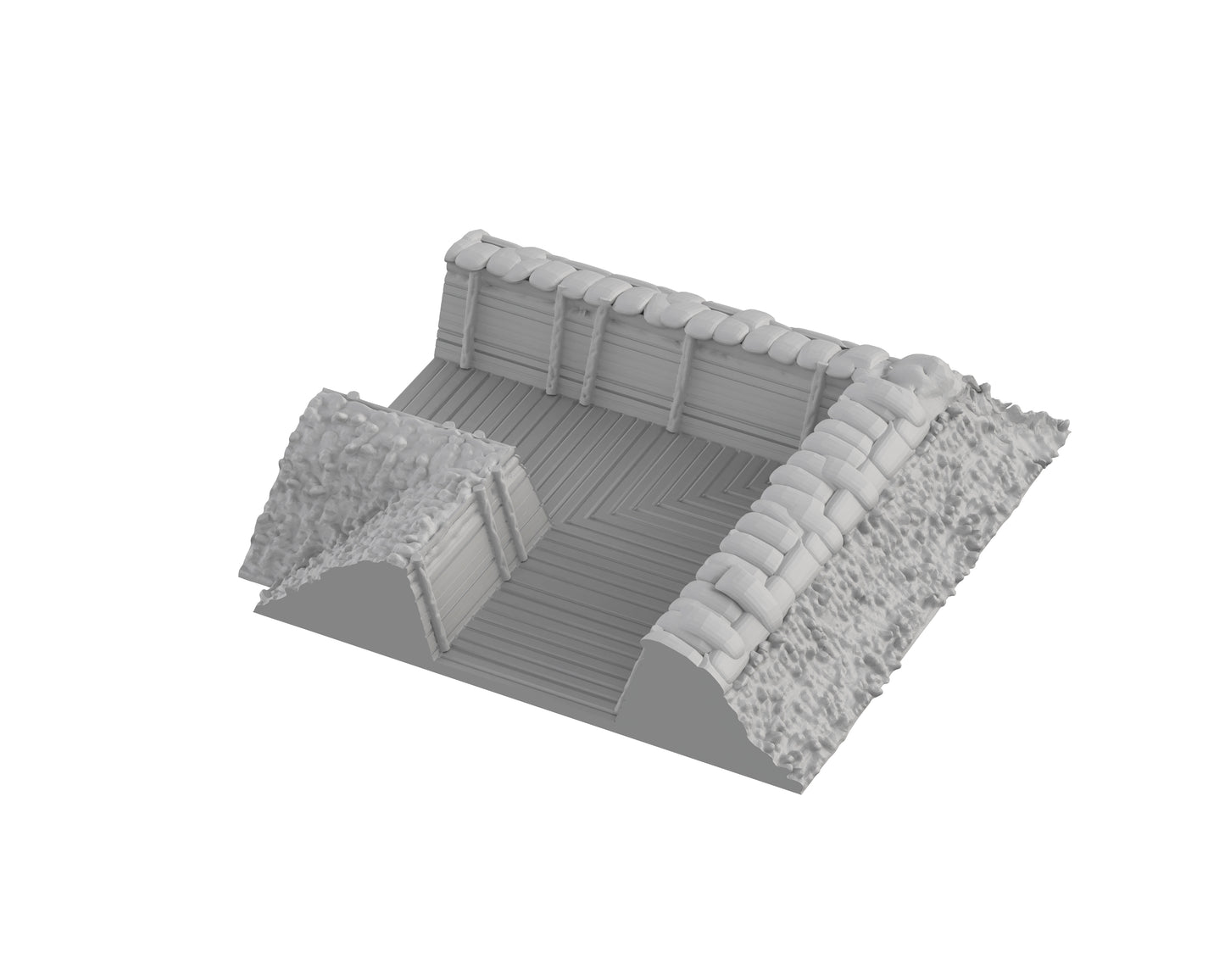 Tranchée Modulaire - Angle 90° B - 71-WWIIED03