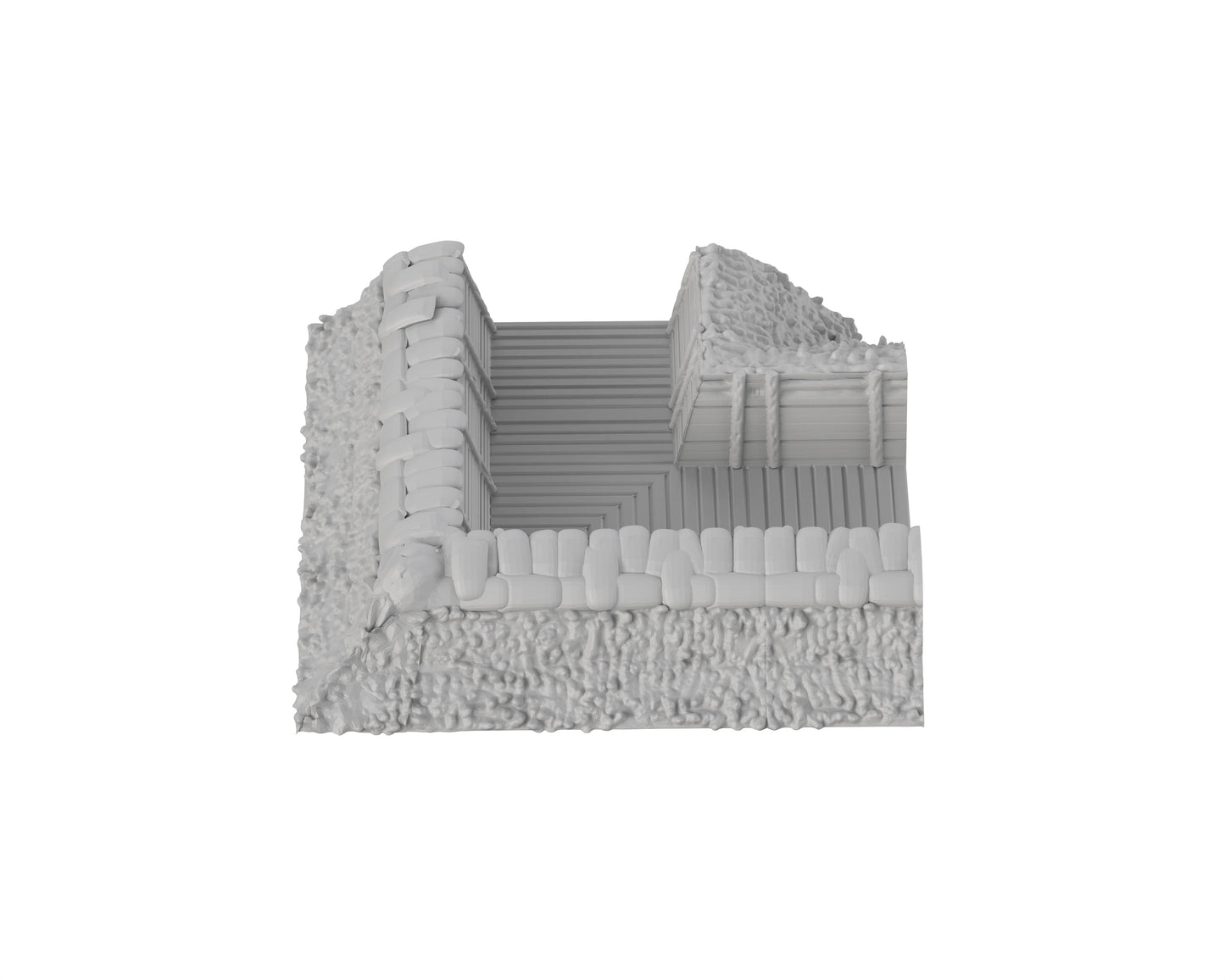 Tranchée Modulaire - Angle 90° B - 71-WWIIED03