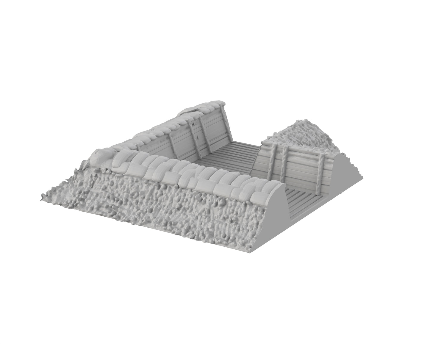 Tranchée Modulaire - Angle 90° B - 71-WWIIED03