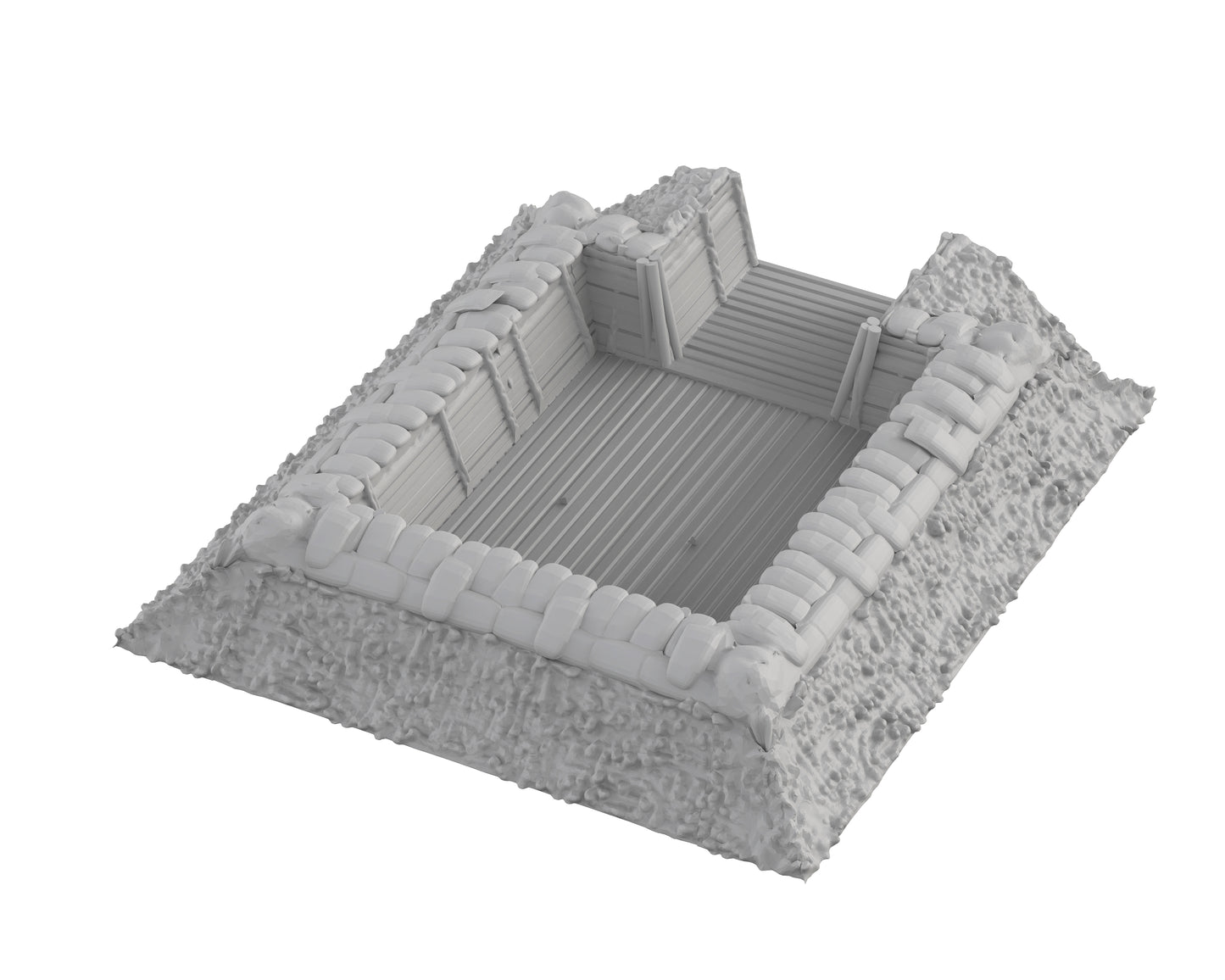 Tranchée Modulaire - Position d'artillerie - 72-WWIIED03