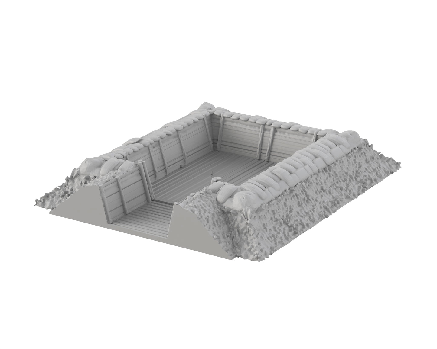 Tranchée Modulaire - Position d'artillerie - 72-WWIIED03
