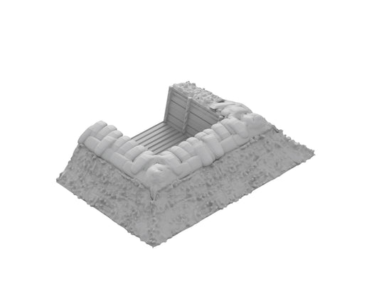 Tranchée Modulaire - Fin droite - 73-WWIIED03