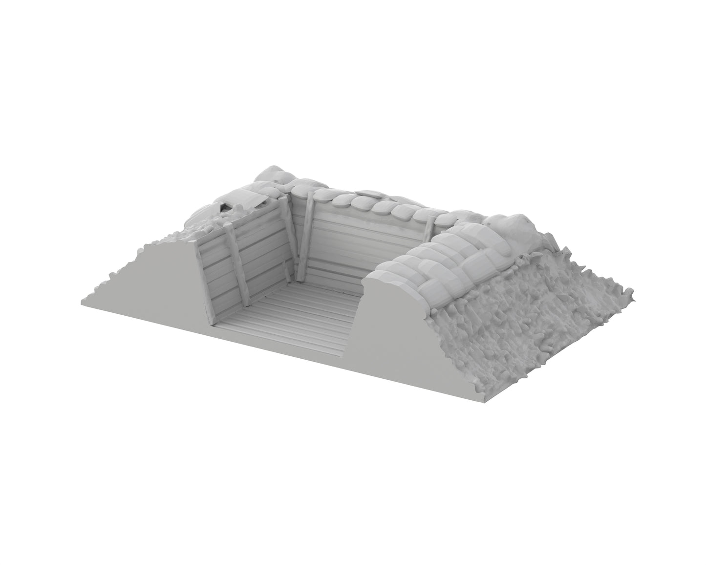 Tranchée Modulaire - Fin droite - 73-WWIIED03