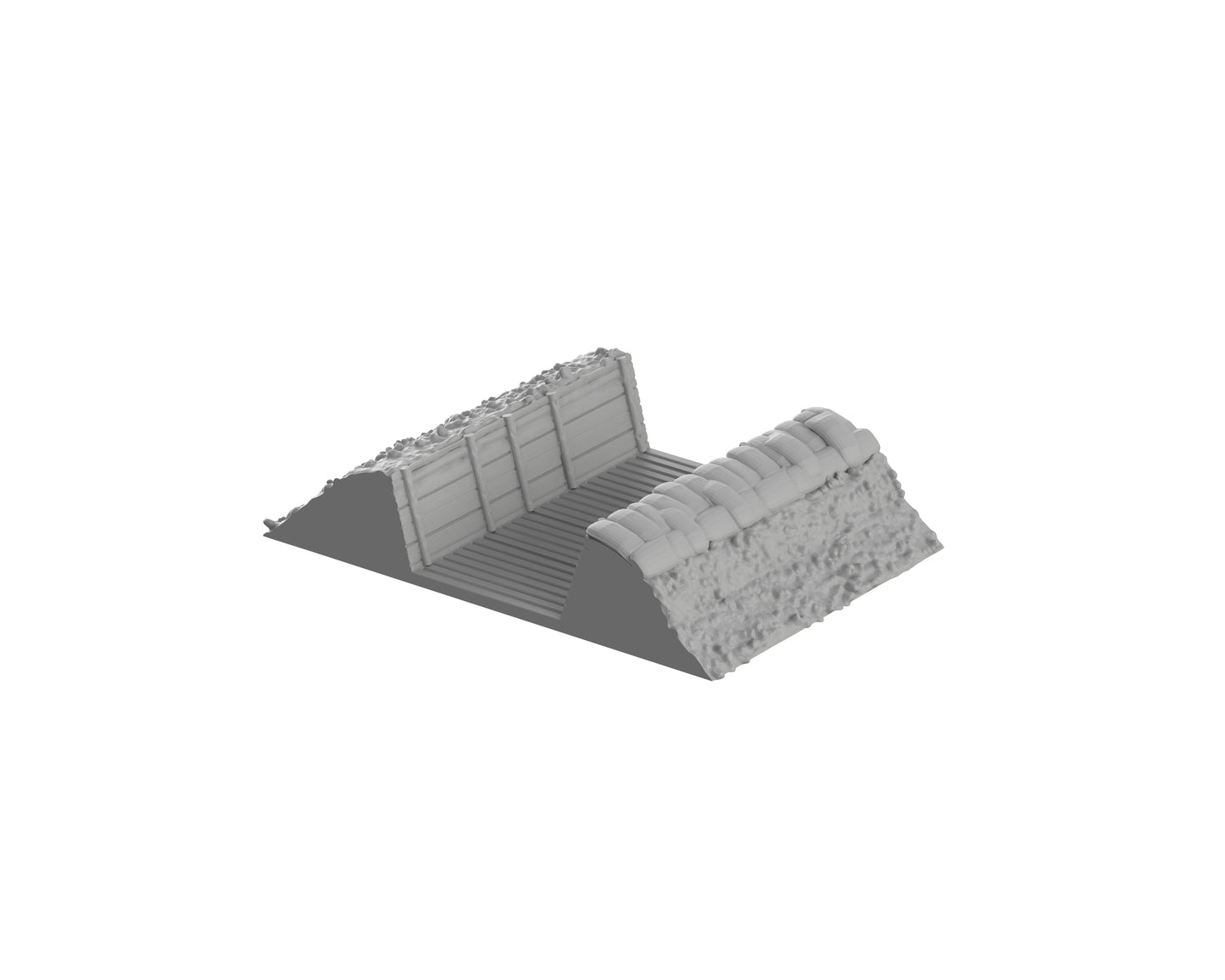 Tranchée Modulaire - Droite courte - 77-WWIIED03