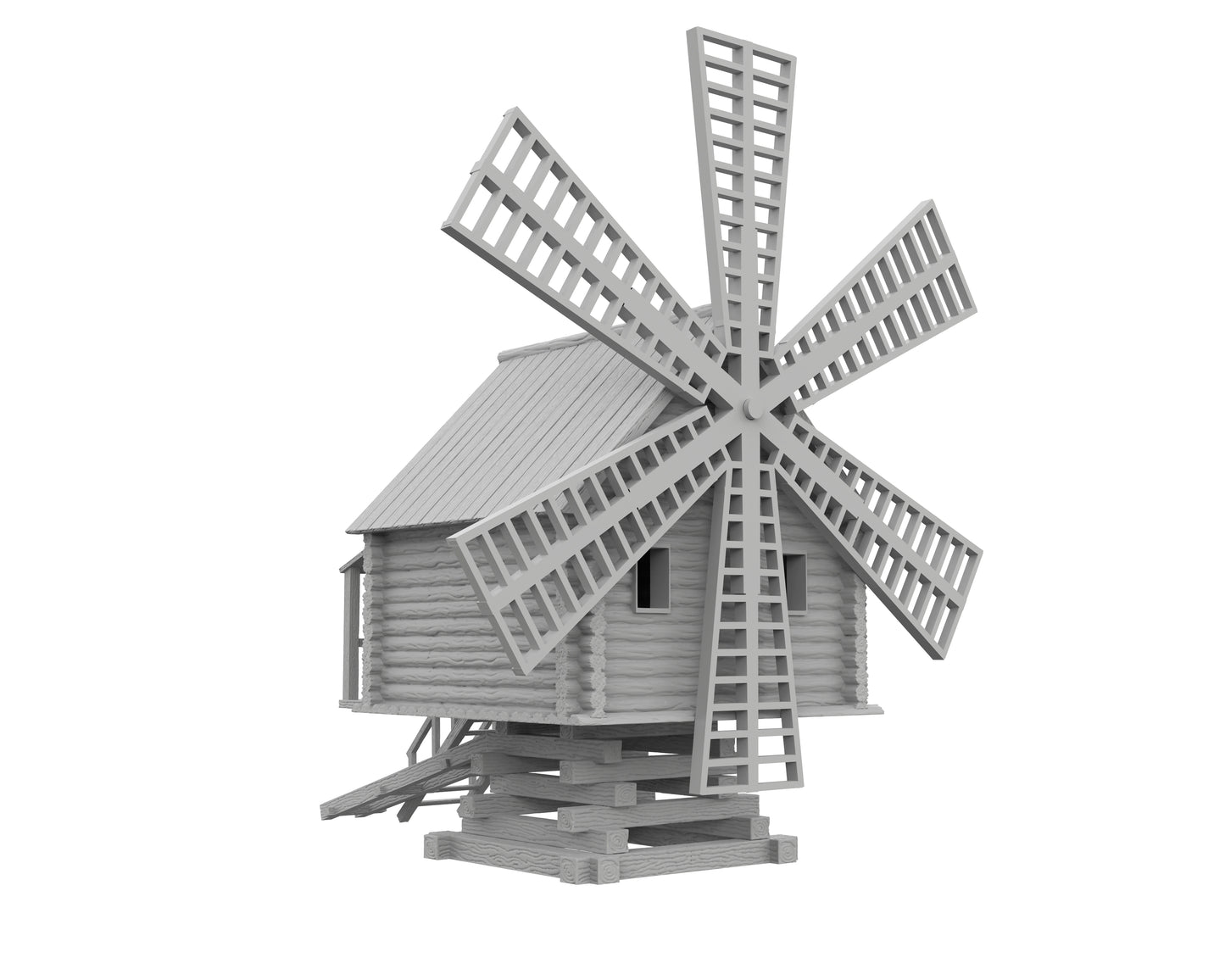 Moulin à vent en bois - 78-WWIIED03