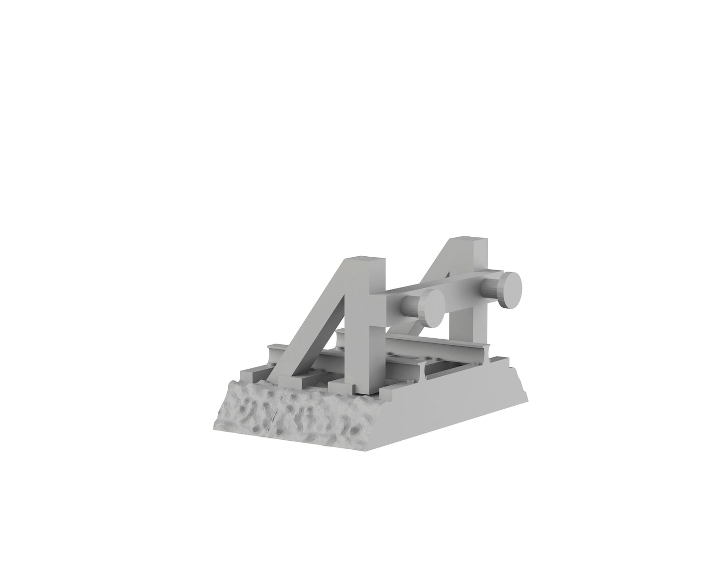 Butoir sur ballast - 49-WWIIED03