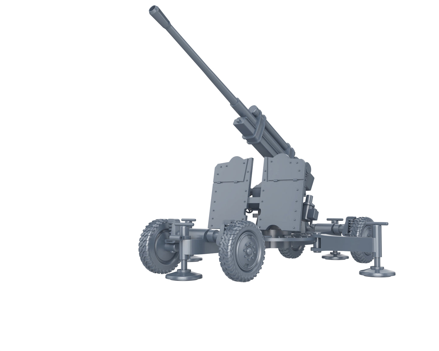 K-52 Anti-Aircraft (deployed - with shield)