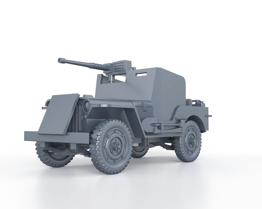 JEEP WILLYS ARMORED with MG