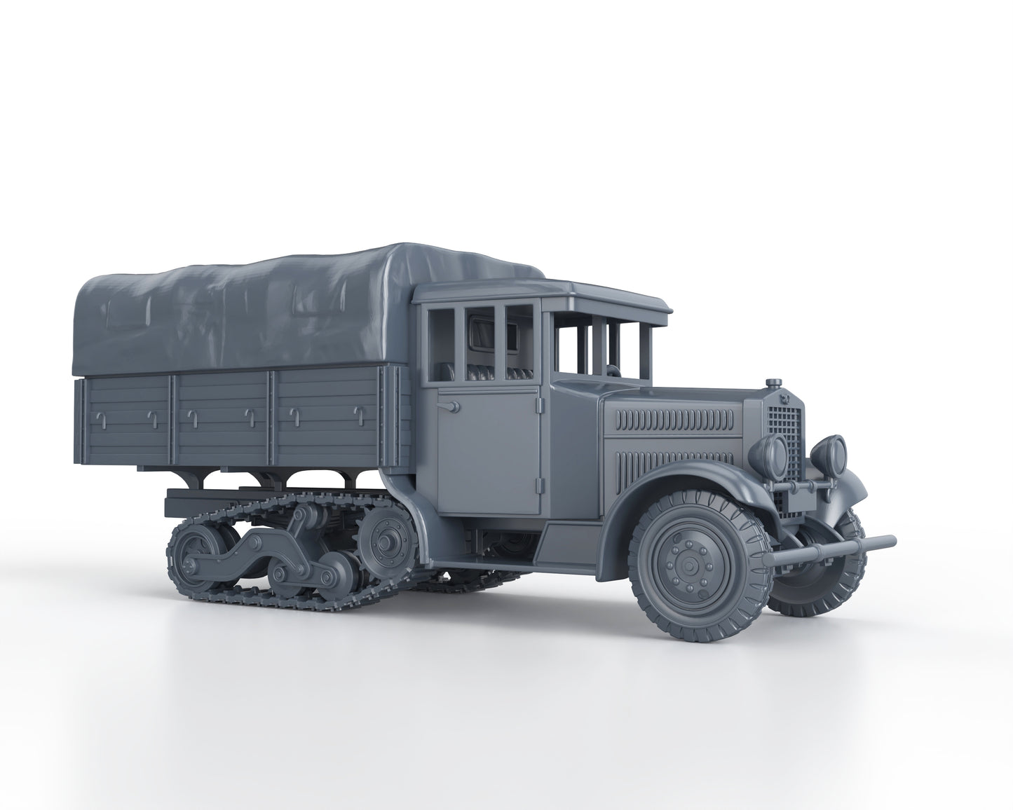 C4P Artillery tractor Wz34 WITH CANOPY