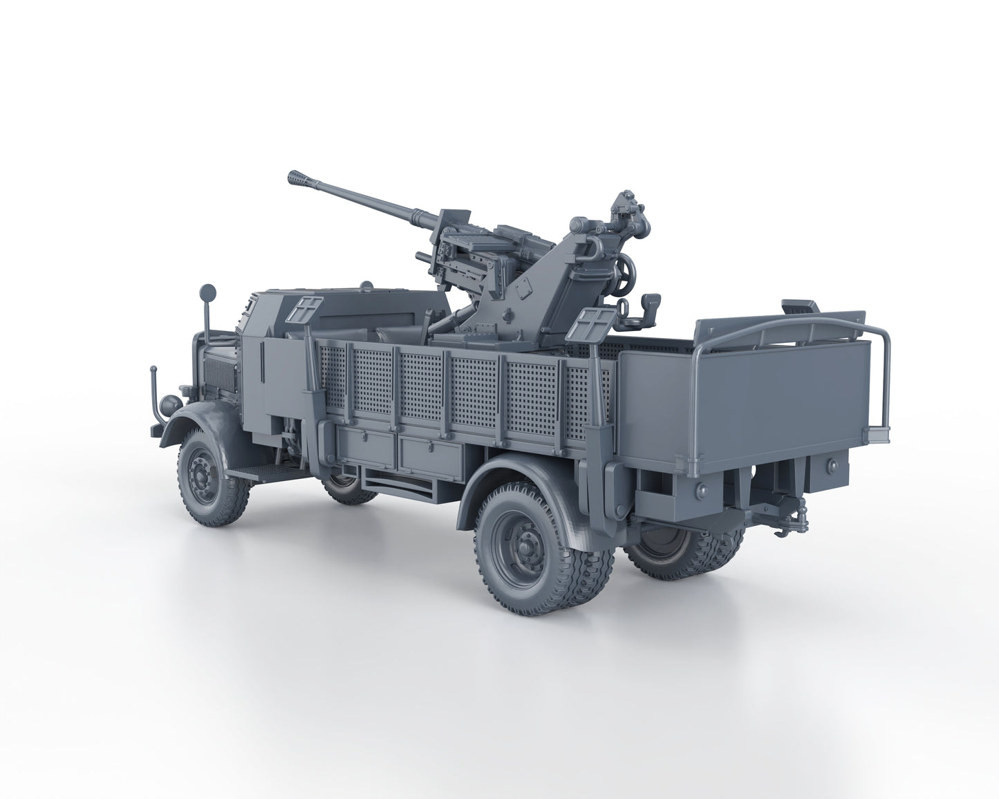 MERCEDES L4500A with  FLAK37 3.7cm (road)
