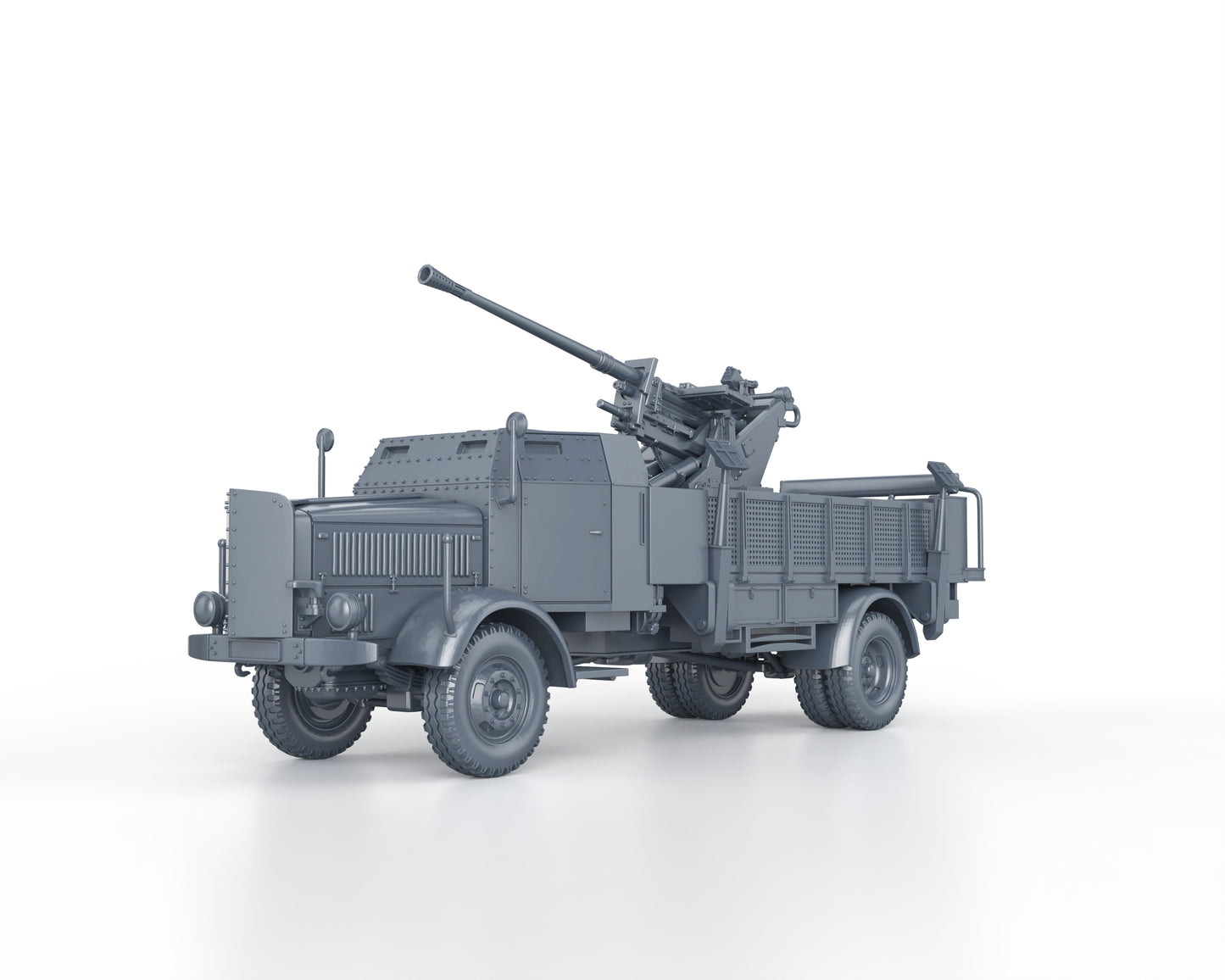 MERCEDES L4500A with  FLAK37 3.7cm (road)
