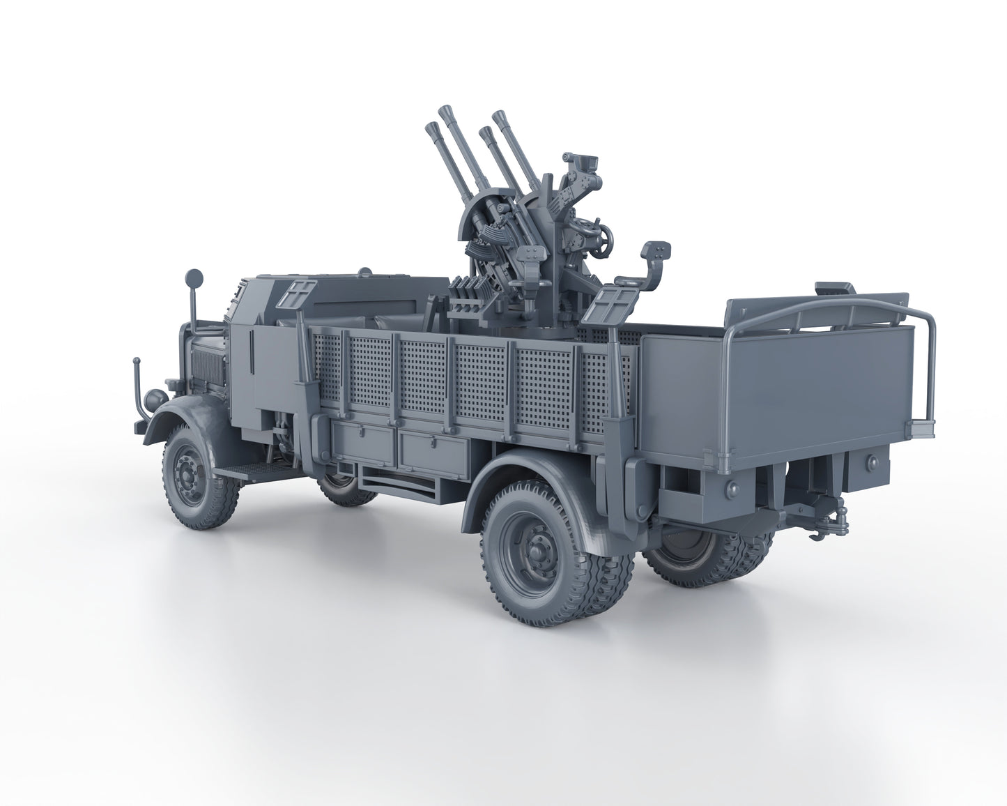 MERCEDES L4500A with FLAKVIERLING 38 2cm (road)