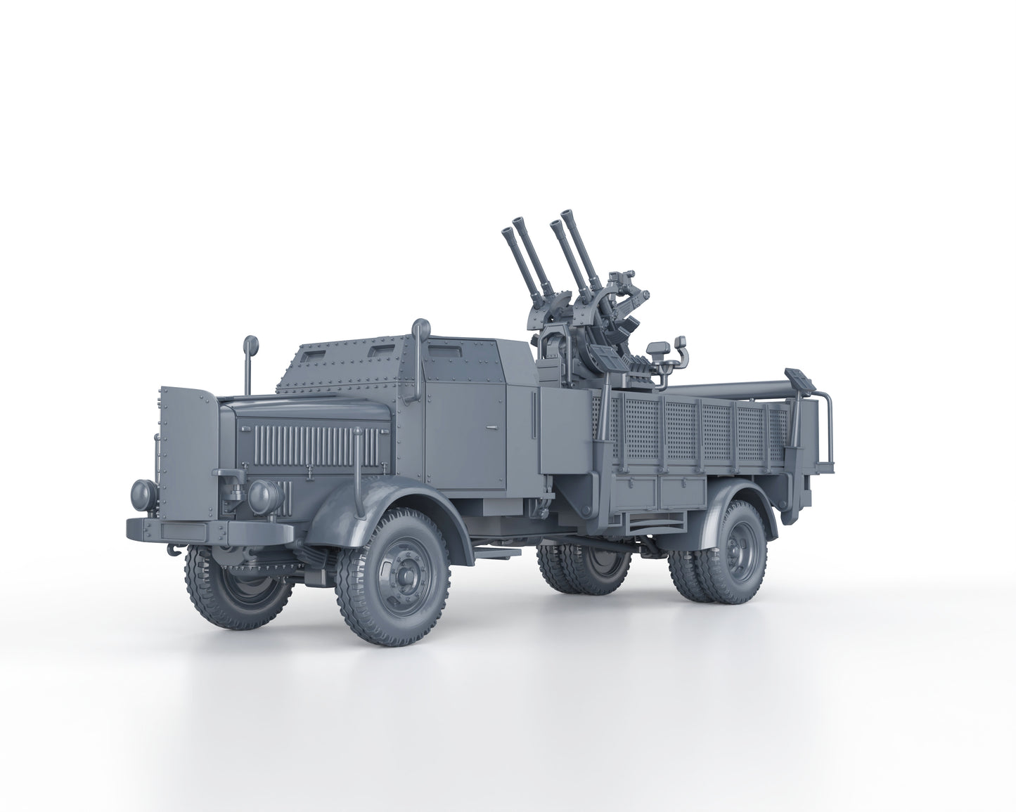 MERCEDES L4500A with FLAKVIERLING 38 2cm (road)