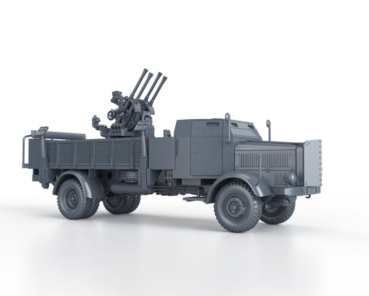 MERCEDES L4500A with FLAKVIERLING 38 2cm (road)