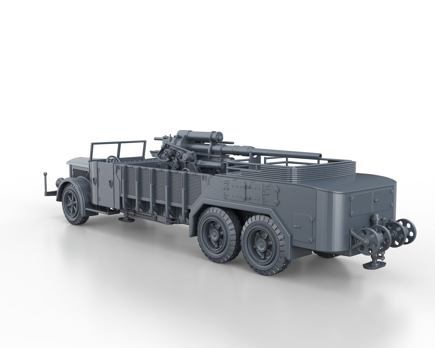 VOMAG 7 OR 660 with 8,8cm Flak (road)