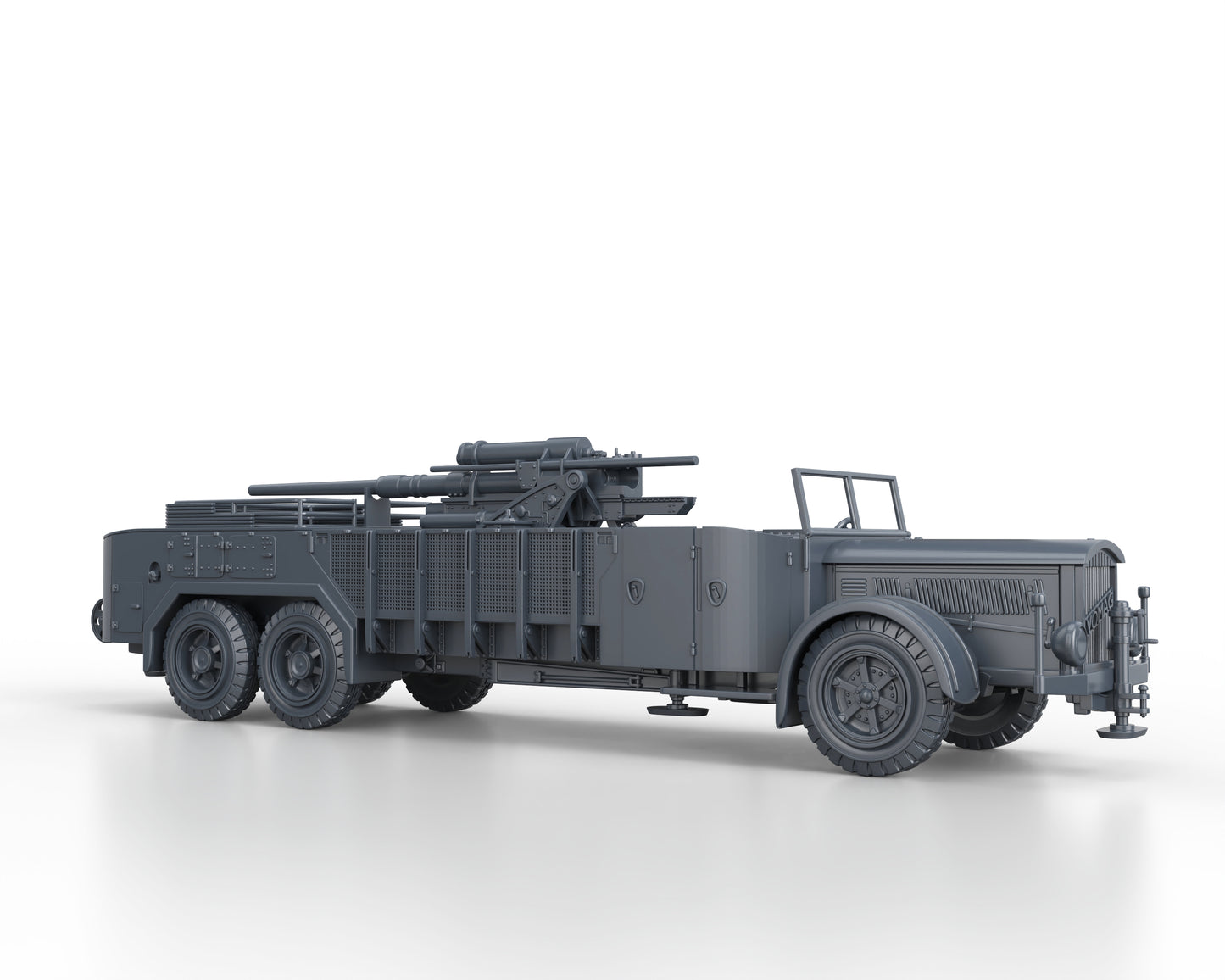 VOMAG 7 OR 660 with 8,8cm Flak (road)