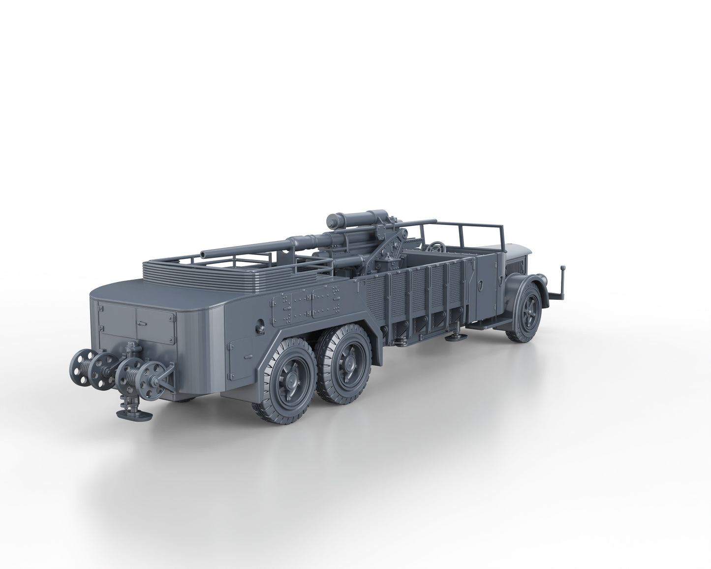 VOMAG 7 OR 660 with 8,8cm Flak (road)