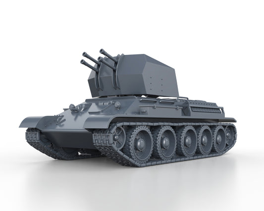 FLAKPANZER T-34(r) 2cm FLAKVIERLING 38
