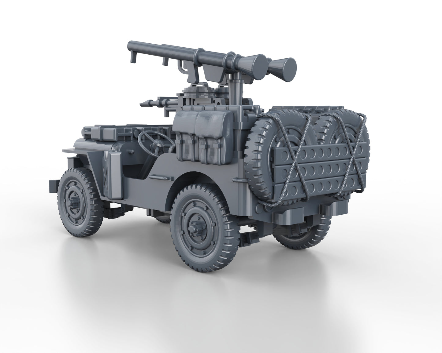 SAS JEEP With TWIN BAZOOKA