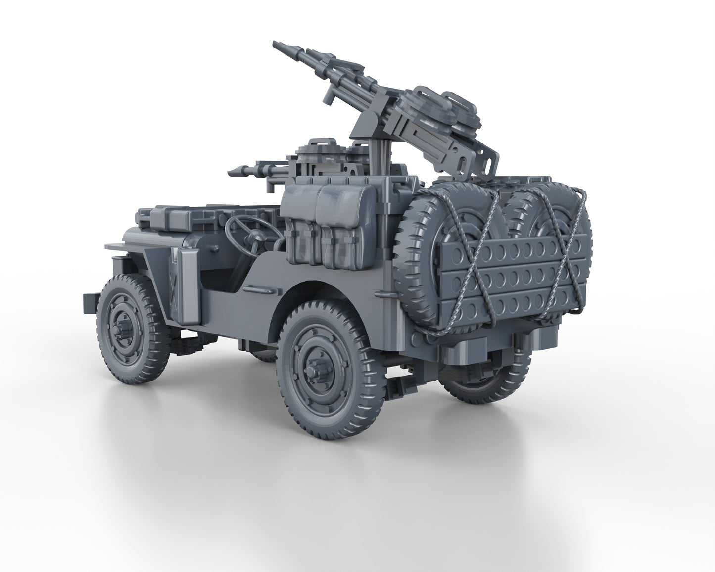 SAS JEEP With TWIN VICKERS MG