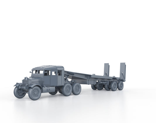 SCAMELL PIONEER TT + TRMU300 TANK TRANSPORTER