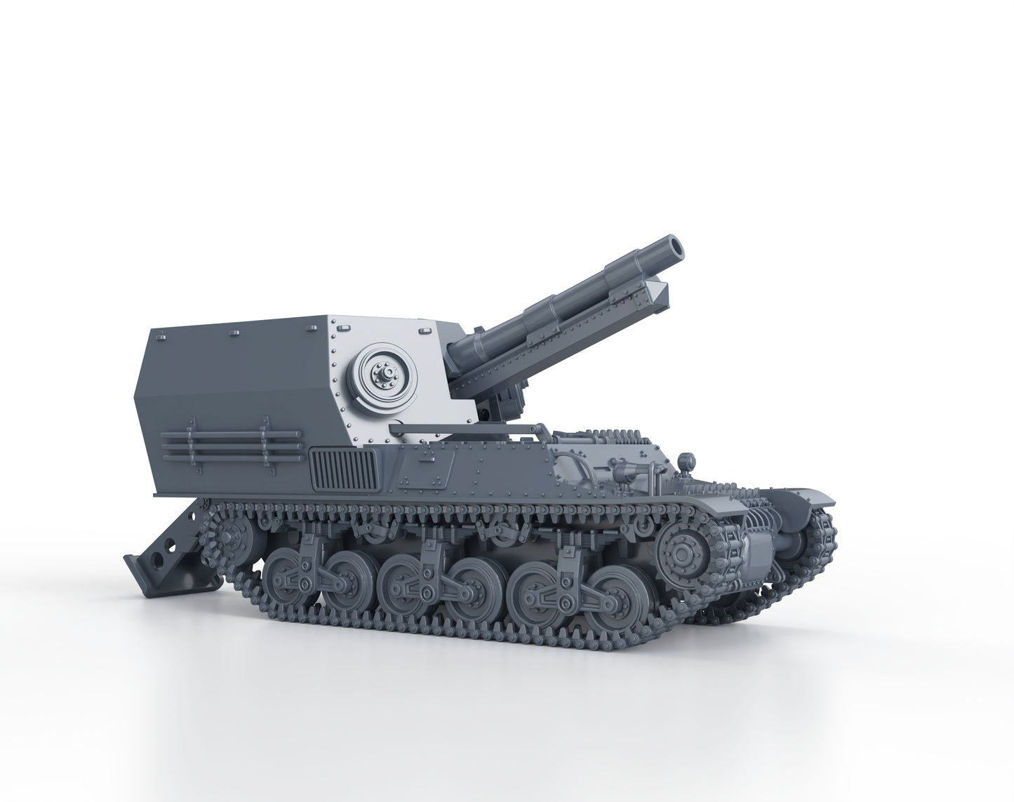 15cm sFH 13 auf Lorraine Schlepper (firing)