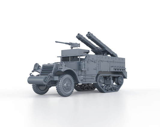 M2A1 Half Track with rocket launcher