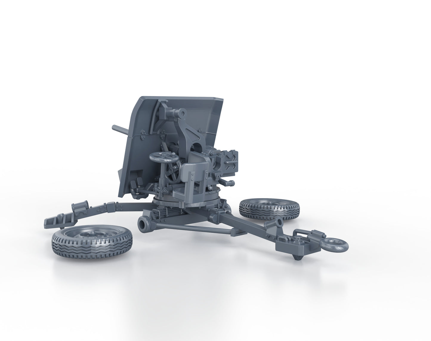 Ordenance QF 2-Pounder (firing)