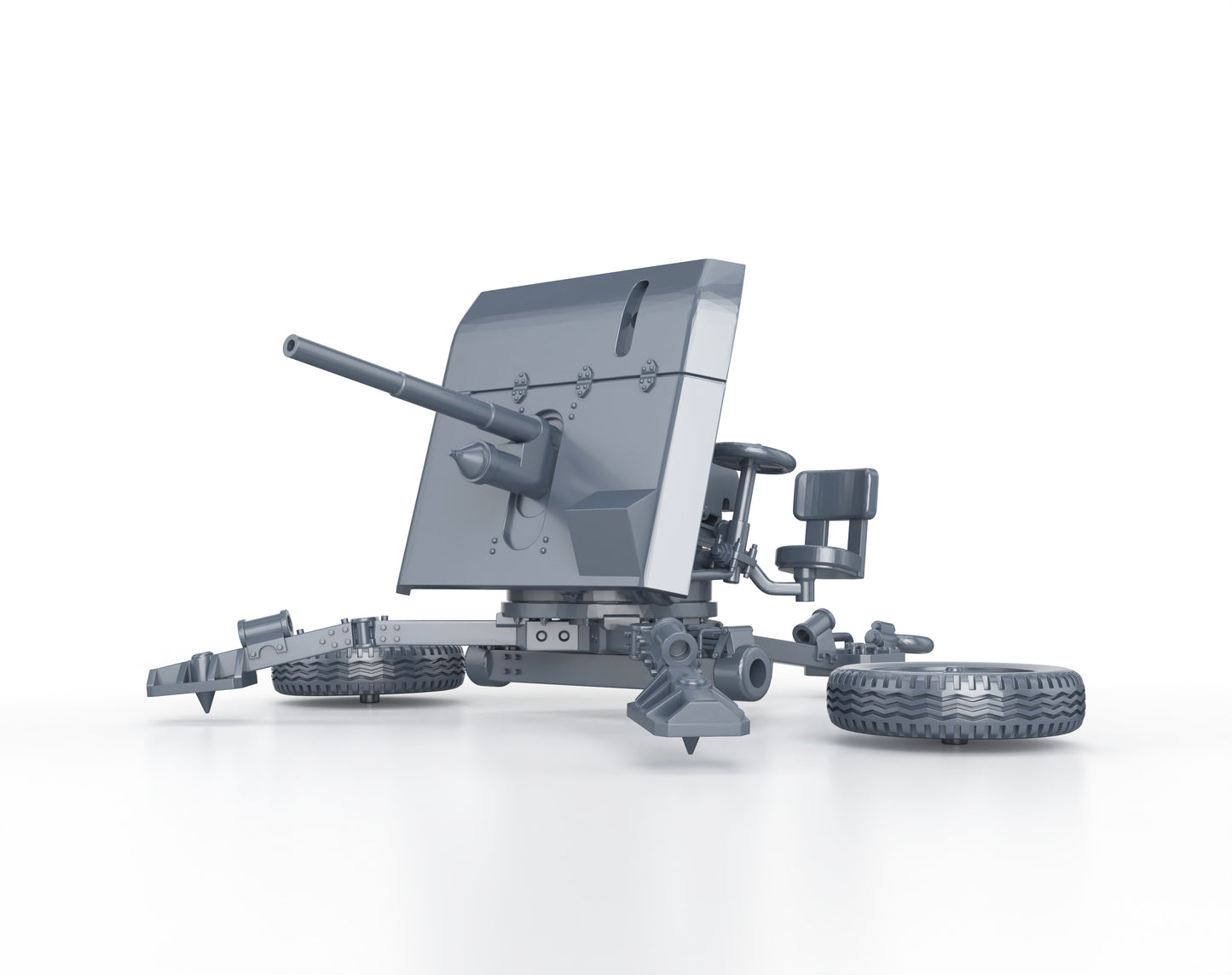 Ordenance QF 2-Pounder (firing)