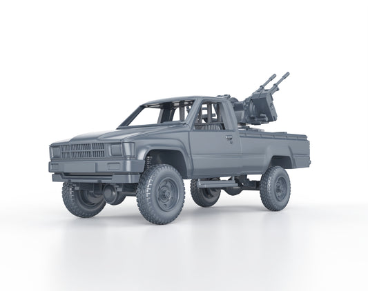 Toyota Hilux with ZU 23-2 (hollow)