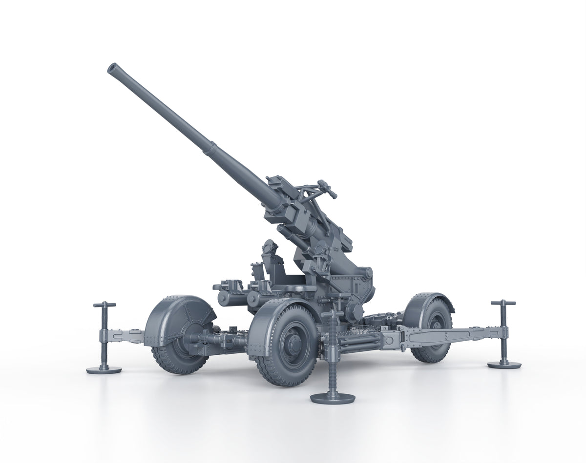 QF 3,7 Inch AA (firing)