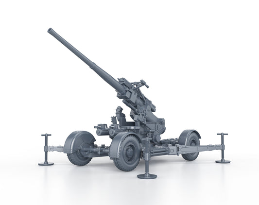 QF 3,7 Inch AA (firing)